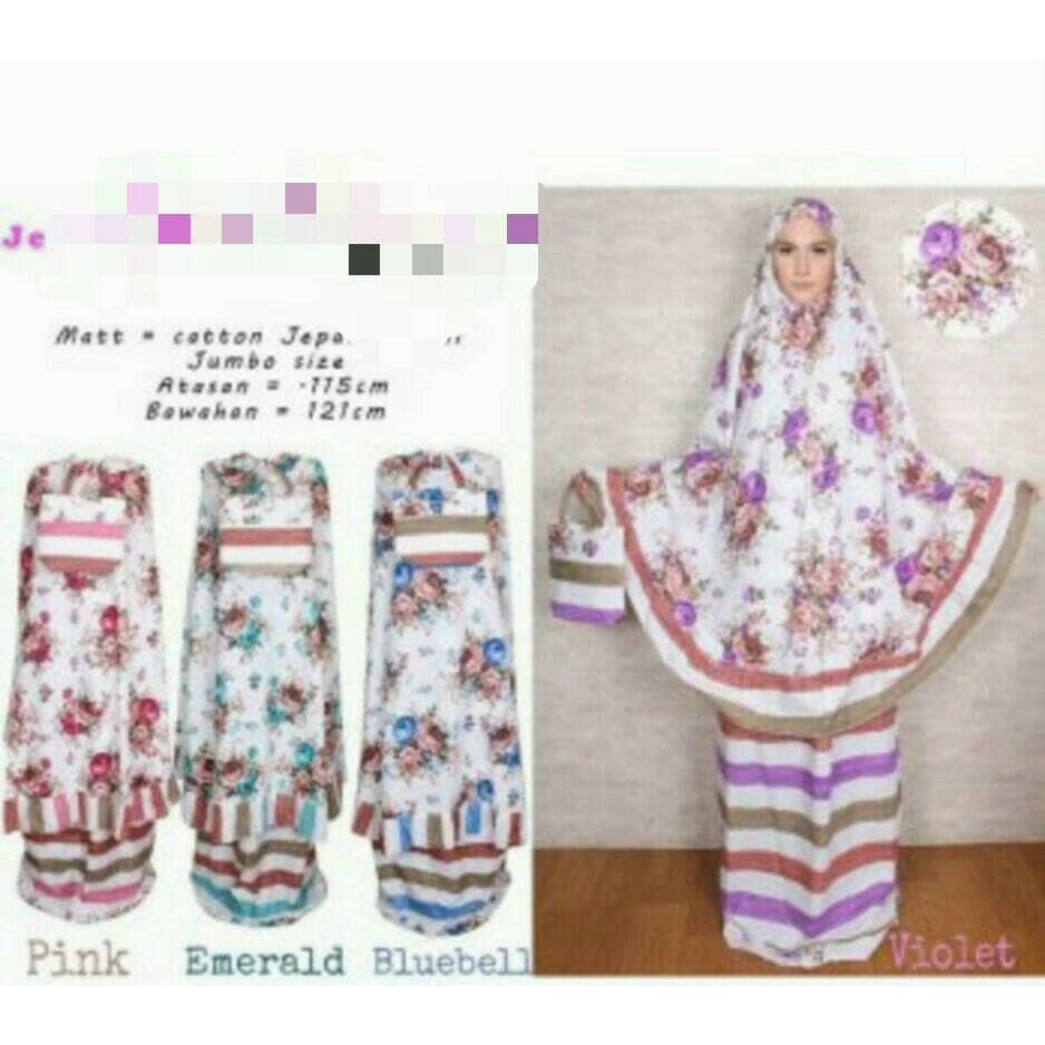 terbaru mukena katun jepang belarose afc Afc