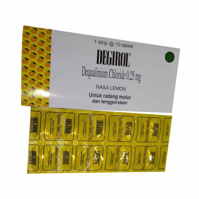 Degirol Obat radang Sariawan isi 10