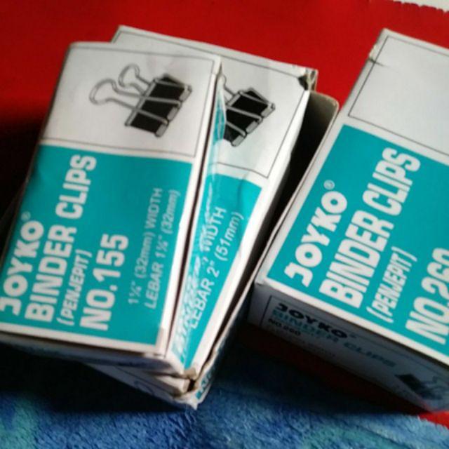 BINDER CLIPS NO. 155 32 mm JOYKO clip paper klip kertas