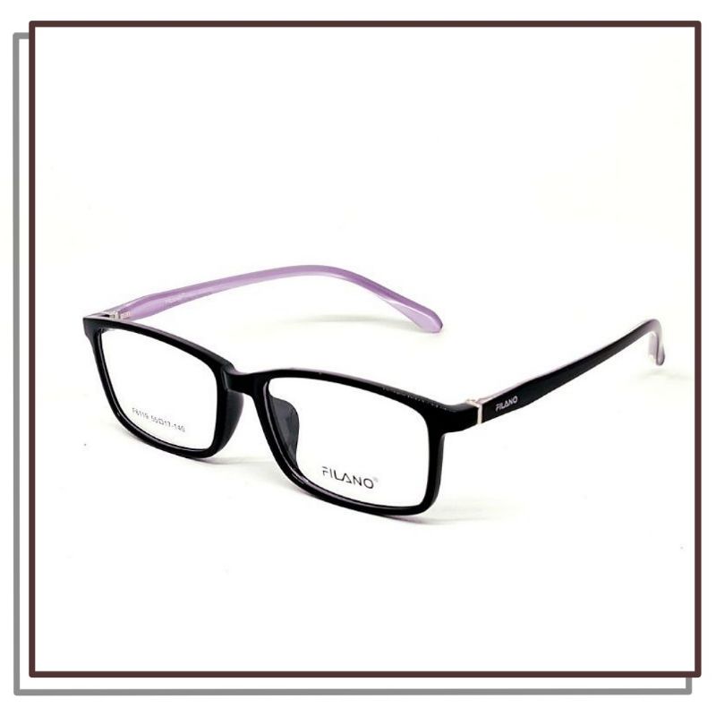 FRAME KACAMATA PLASTIK FILANO 6119 Model Keren Kuat LENTUR Kualitas Bagus Ringan Harga MURAH