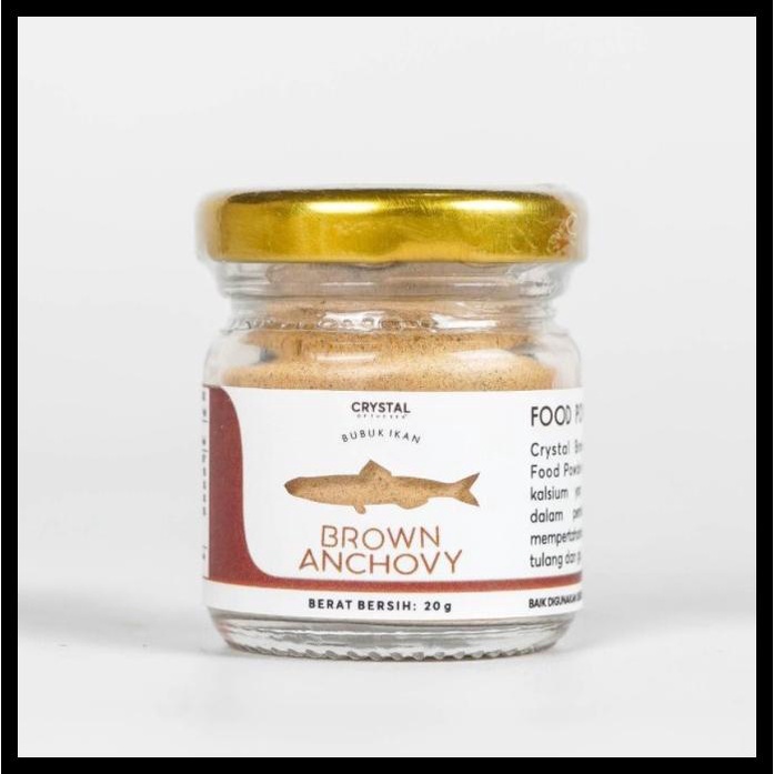 

[READY STOCK] CRYSTAL OF THE SEA BROWN ANCHOVY FOOD POWDER 20GR - BUBUK TERI JENGKI