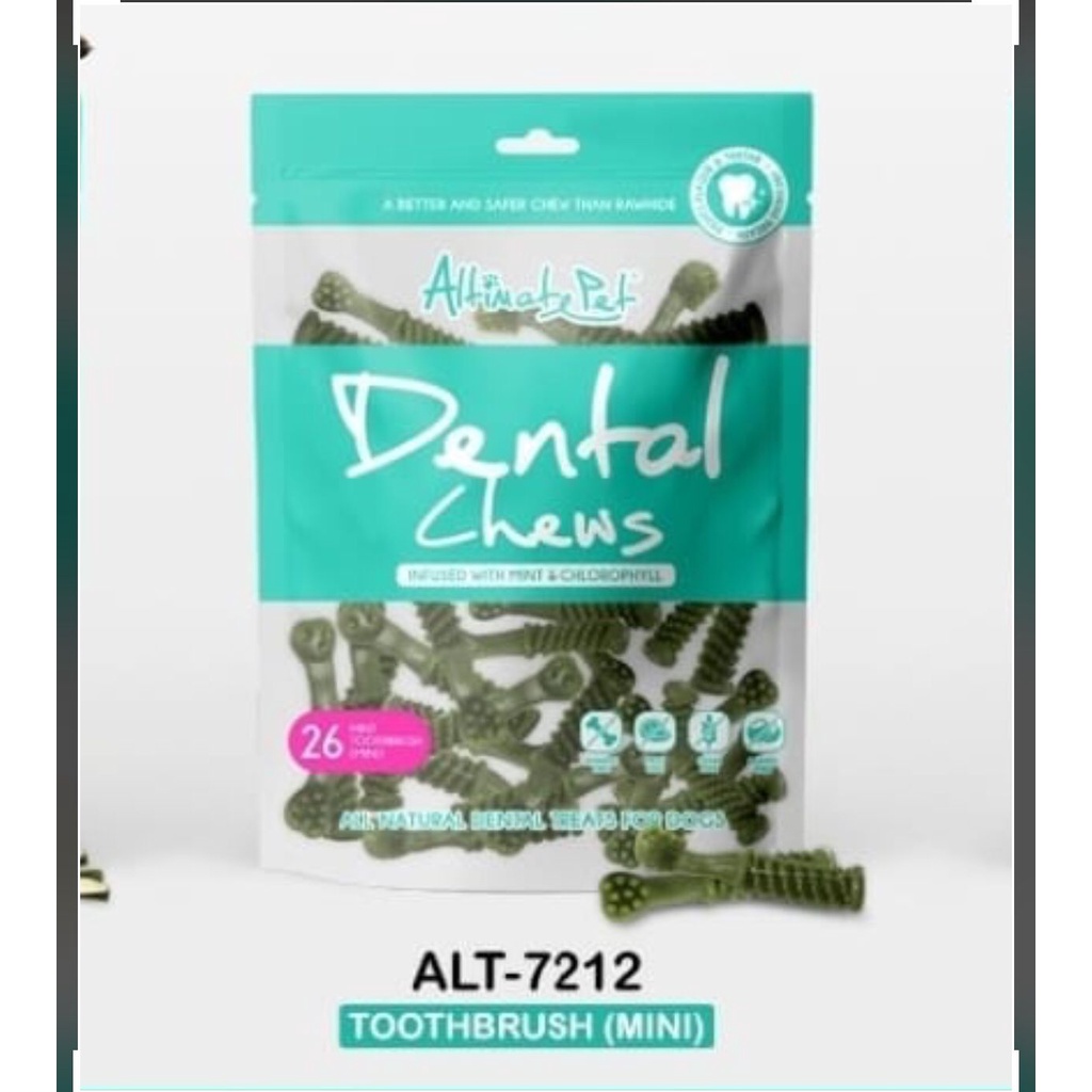 ALTIMATE Pet Dental Chew Mint &amp; Chlorophyll 150g Gigitan Anjing