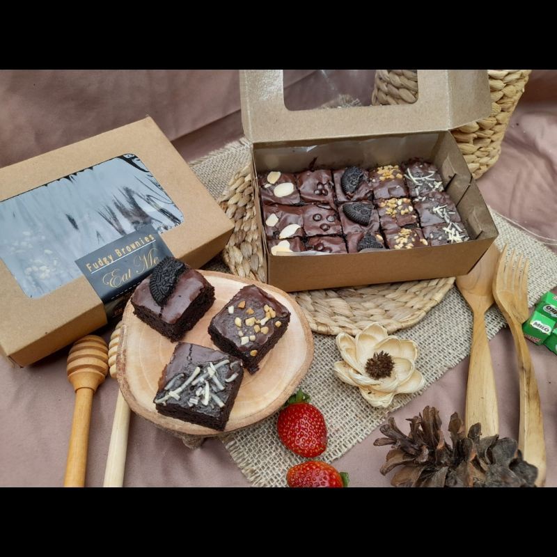 

Fudgy brownies sekat mini 15pcs