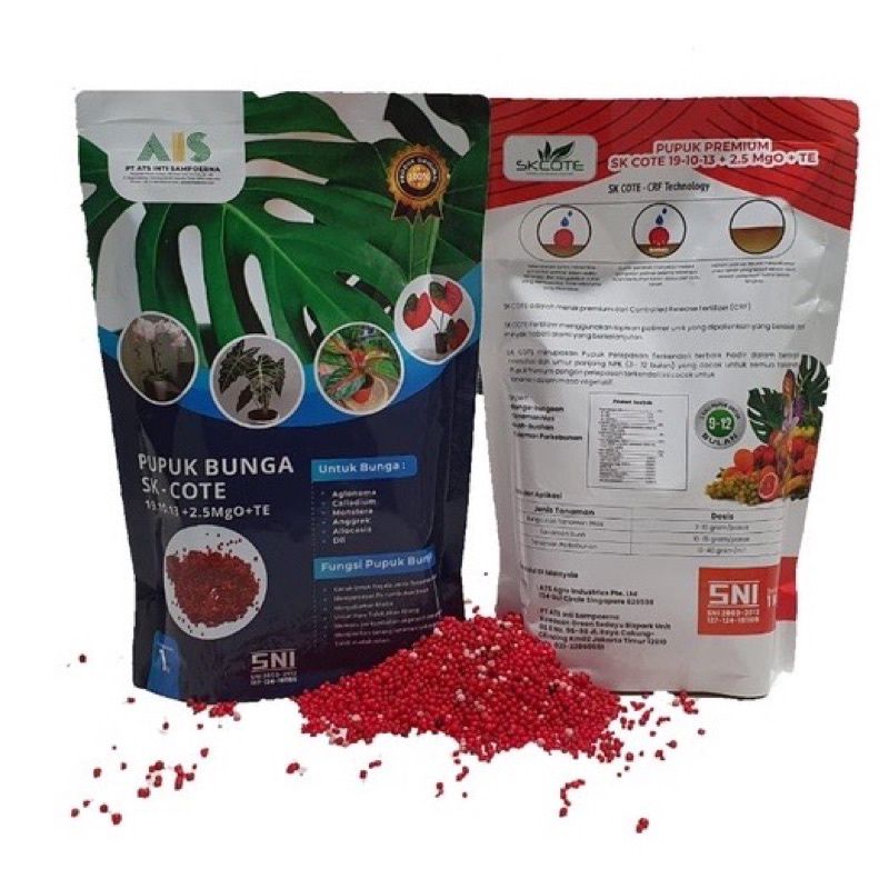 (BISA COD) SK Cote pupuk merah slow release 100gram - pupuk merah aglonema sk cote 19-10-13