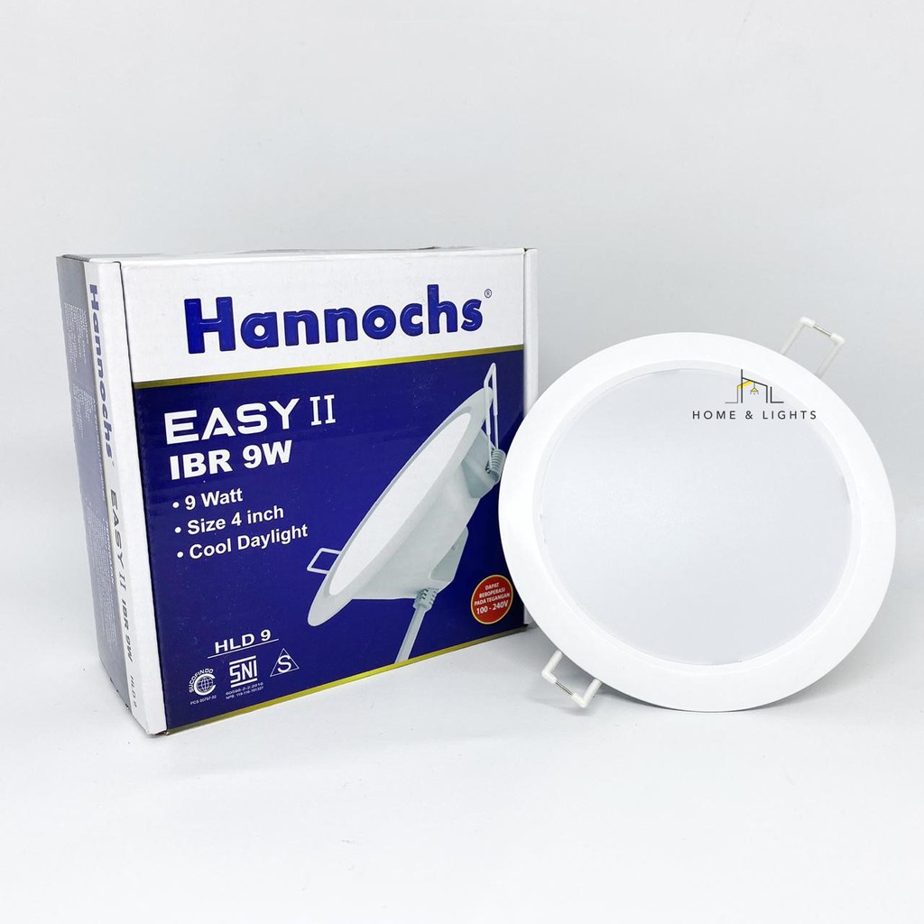 Lampu Downlight LED Hannochs Easy II Bulat 9W