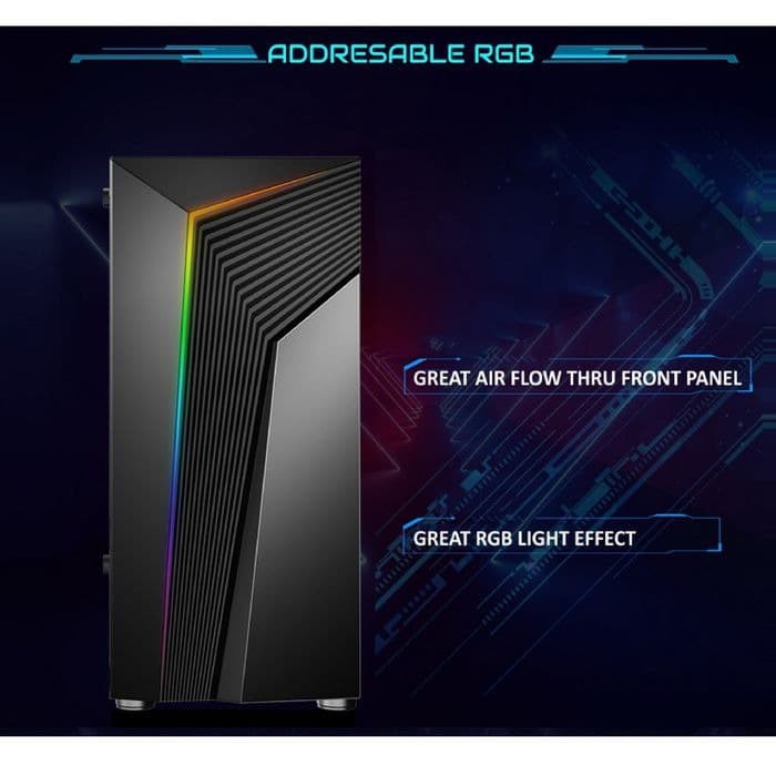 Casing / Case VenomRX MANDALORIAN Full Tempered Glass RGB Strip