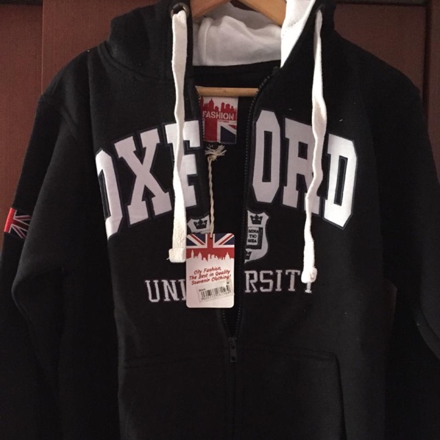 Jaket hoodie Oxford university size M