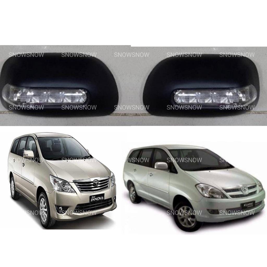 Cover Spion Innova 2005 2010 2012 LED Sein Besar Hitam