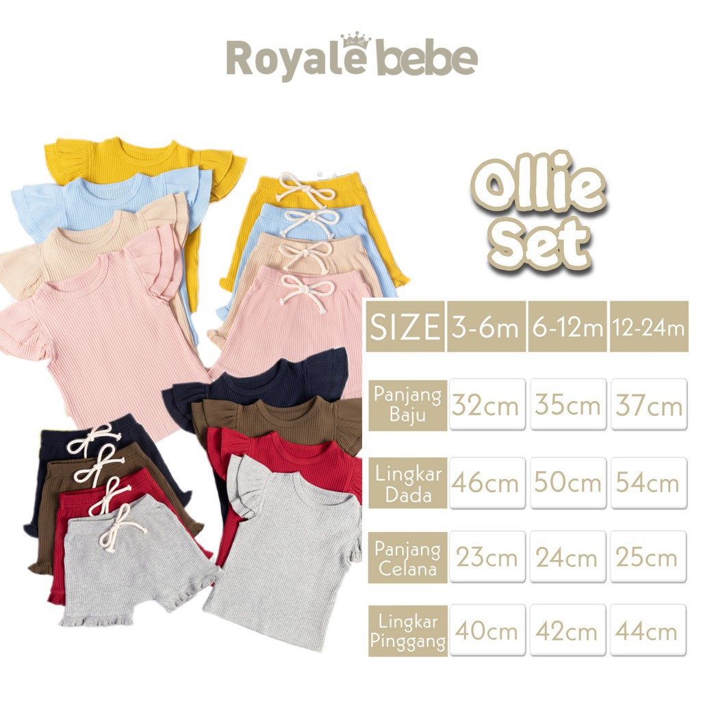 ROYALE BEBE OLLIE SET / 1 SET