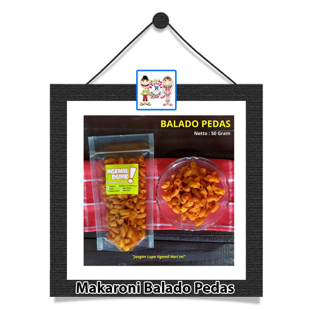 

Makaroni Balado Pedas Paket 6 Pcs