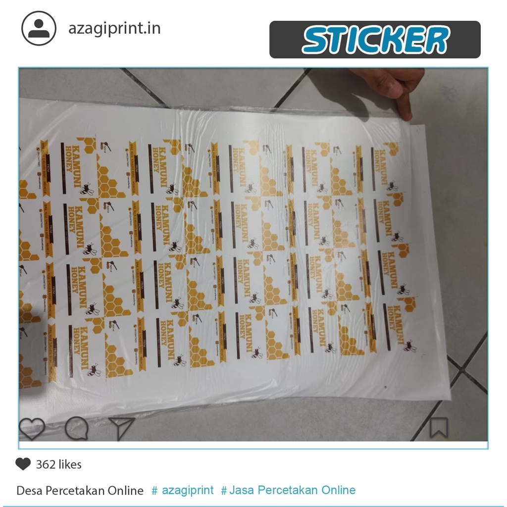 

Stiker Ritrama Tanpa Laminasi