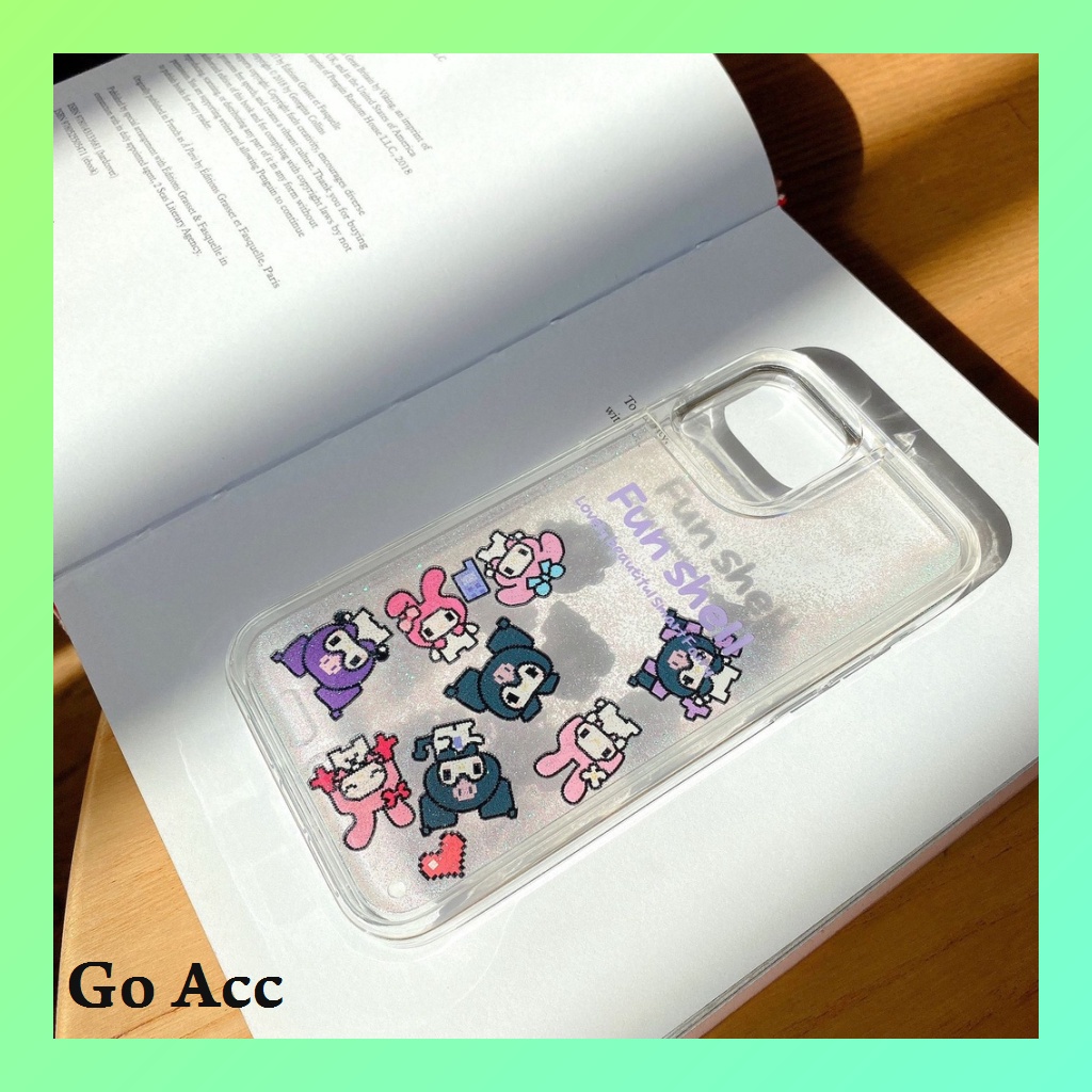 BARU Casing Hello Kitty Case Air water glitter untuk Iphone 13 Pro Max FH25