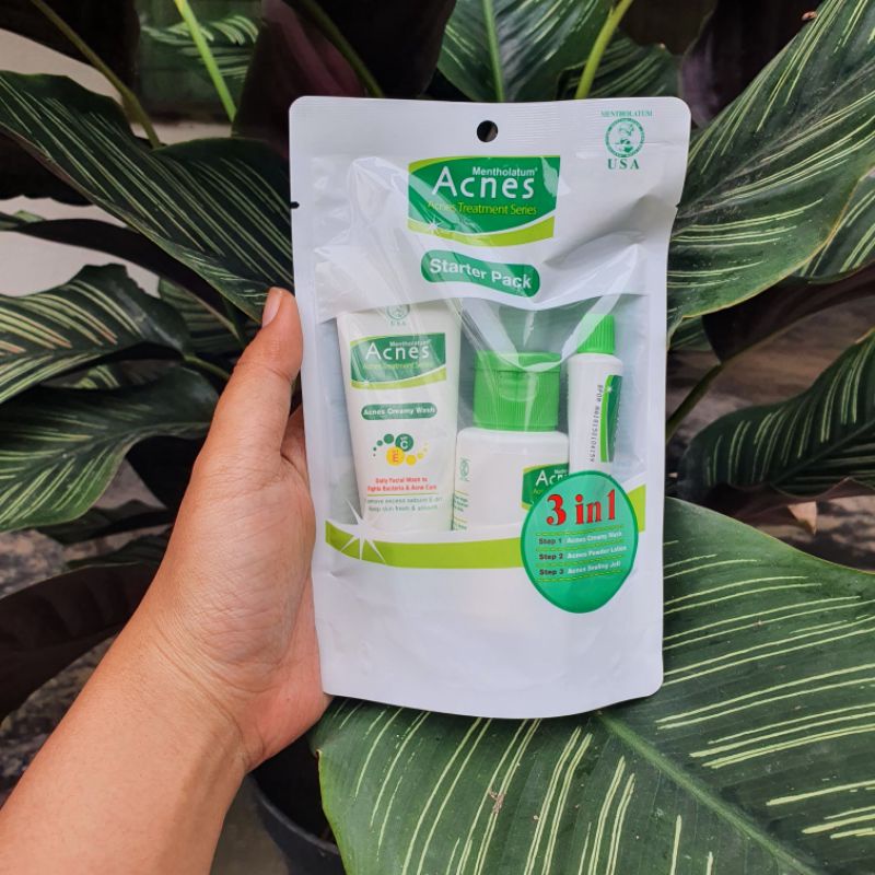 Acnes Starter Pack 3 In 1 | Acne Acnes | Paket Obat Jerawat Acnes