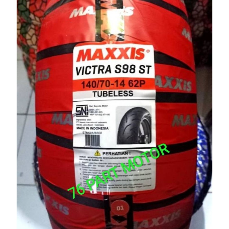 BAN TUBLES MAXXIS VICTRA UK.14O/70 RING 14 FREE PENTIL