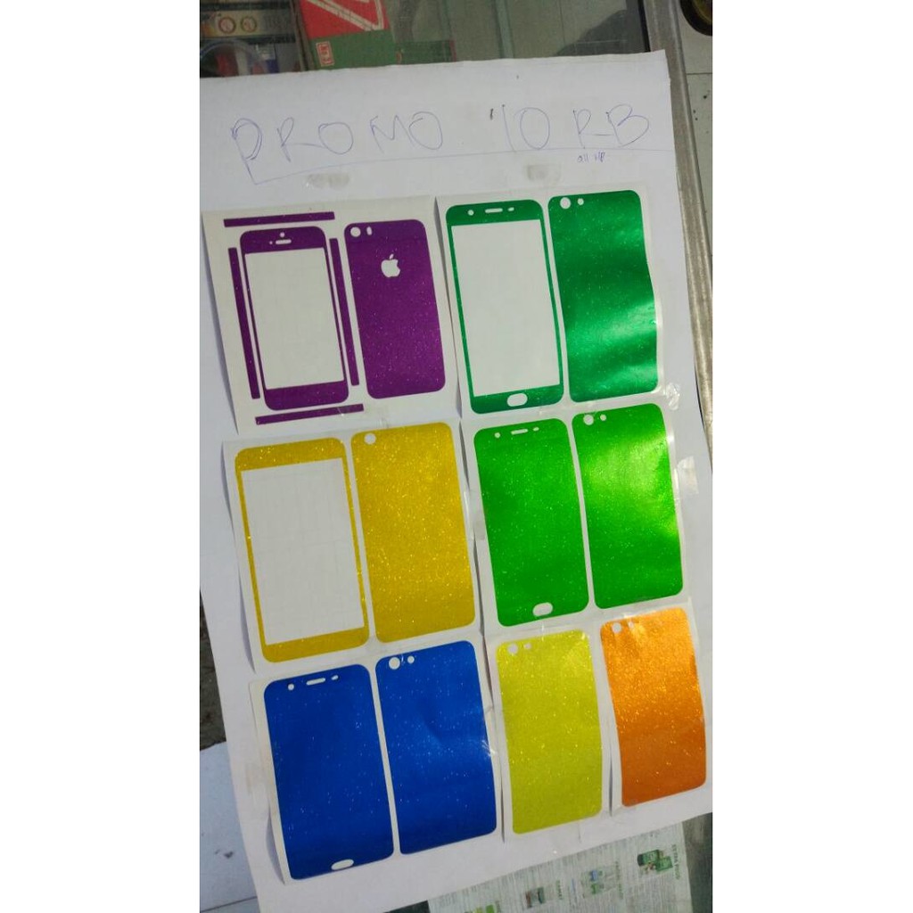 Case Sticker Skin Garskin glitter all lenovo a6000 a7000 s90 dll