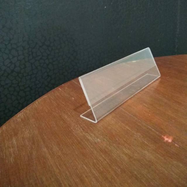 

NAME TAG / PRICE TAG / PAPAN NAMA MEJA UKURAN 20X6cm TEBAL 2MM