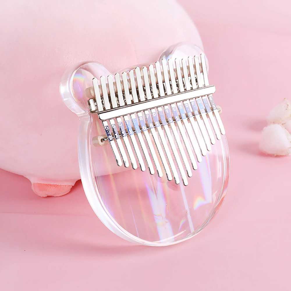 RS - Kalimba Piano Ibu Thumb Finger Jari With Tunning Hammer untuk pemula Kecapi jari Calimba, instrumen Music Carimba Alat Musik Key Kayu Akrilik Instrument 17-tone Bahan Mahoni