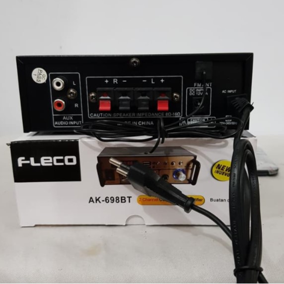 Power Amplifier Fleco AK-698BT Wireless Blueooth AC DC Radio