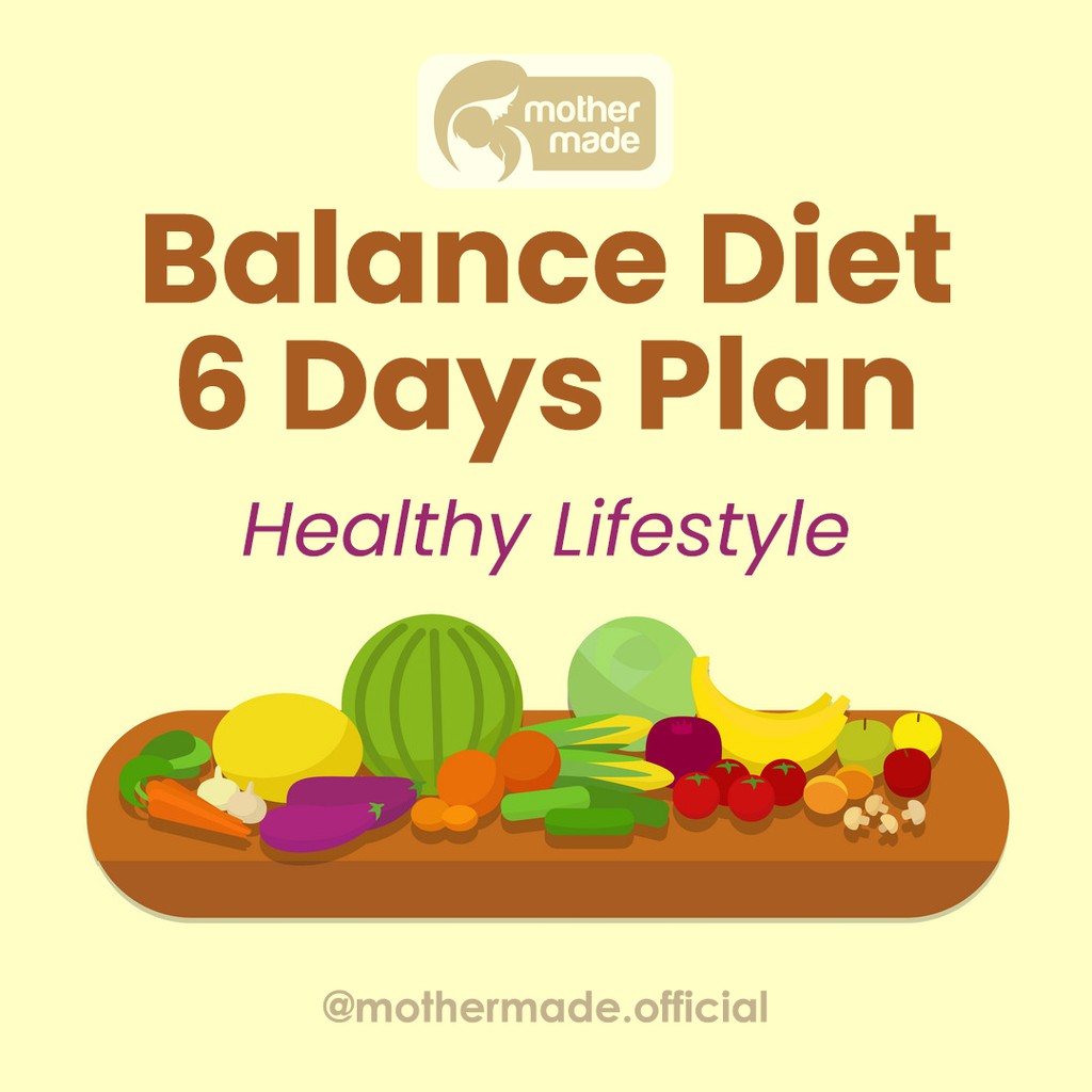 

Balance Diet Meal Plan - Healthy Lifestyle - 6 Days Package