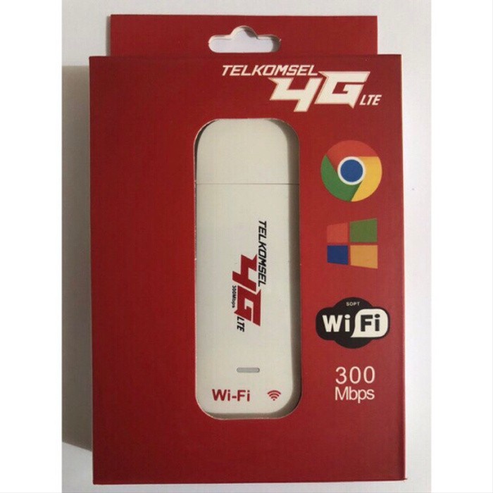 USB MODEM Wifi 4G LTE Telkomsel FLASH 300Mbps Unlock GSM