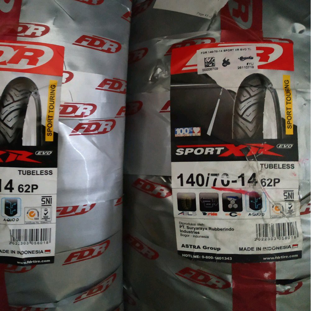 Terbaru Ban FDR 140 - 70 ring 14 Sport XR TL Limited