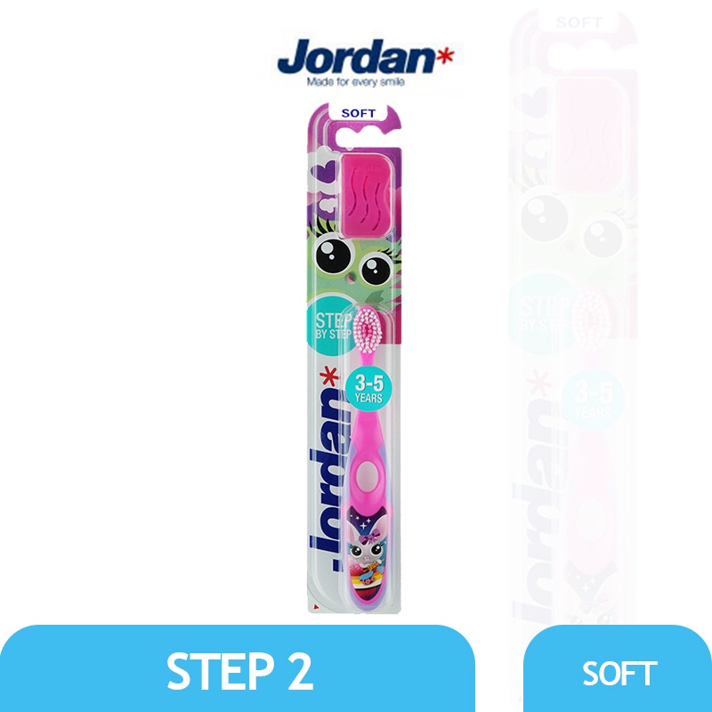 Jordan Sikat Gigi Anak / Jordan Toothbrush / Step 1 / Step 2 / Step 3 / Dewasa