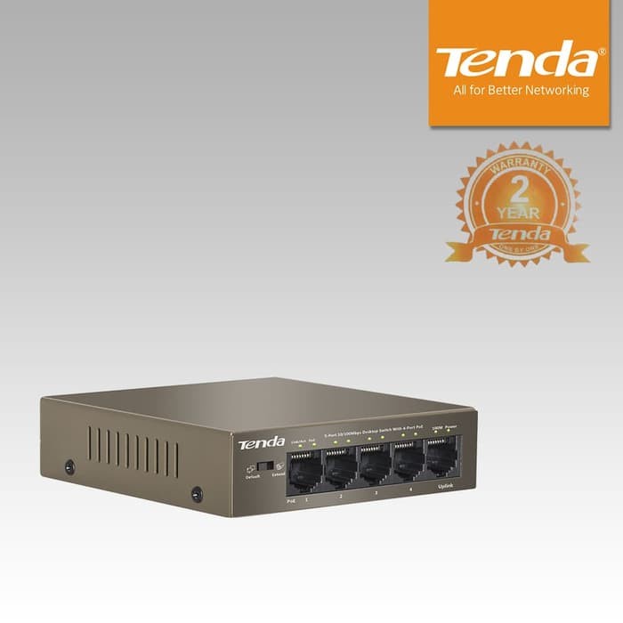 Tenda TEF1105P 5-port 10/100 POE unmanaged switch