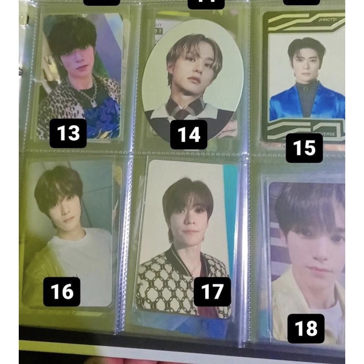 Photocard official Jaehyun uc jewel universe, Jaehyun slow acid, Jaehyun kihno poetic, taeyong