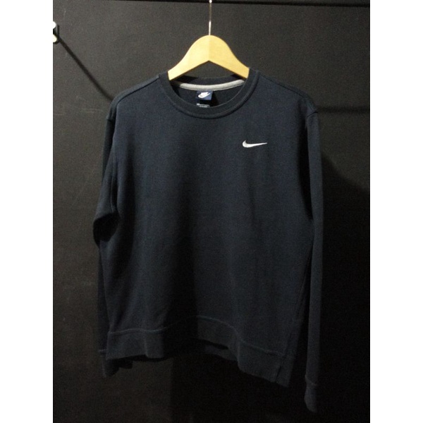 Nike Small Swoosh Crewneck Navy