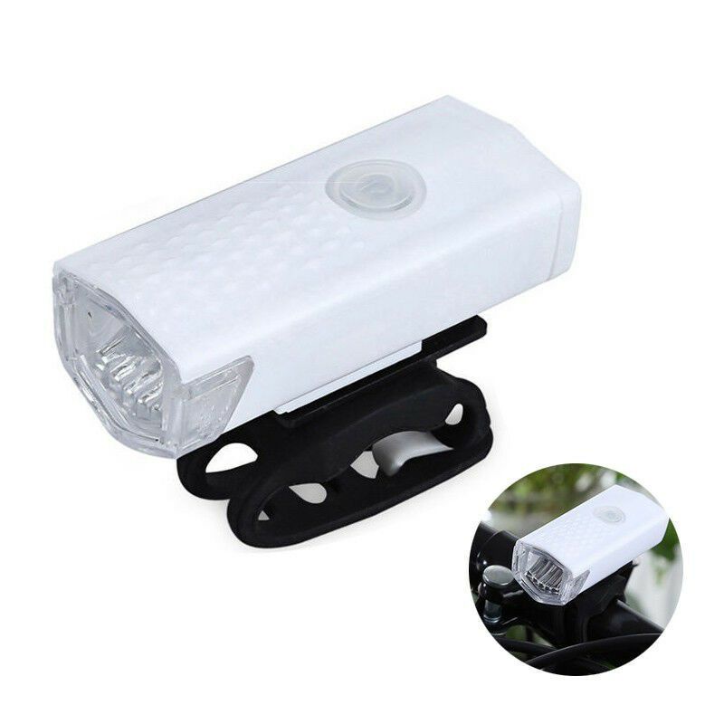 Lampu LED sorot depan sepeda ontel super terang lampu senter rechargeable