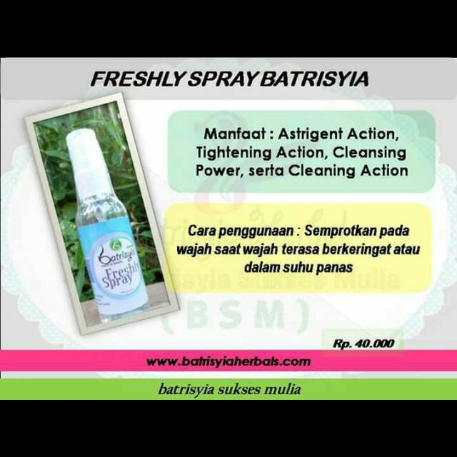 

Fresh spray batrisiya herbal