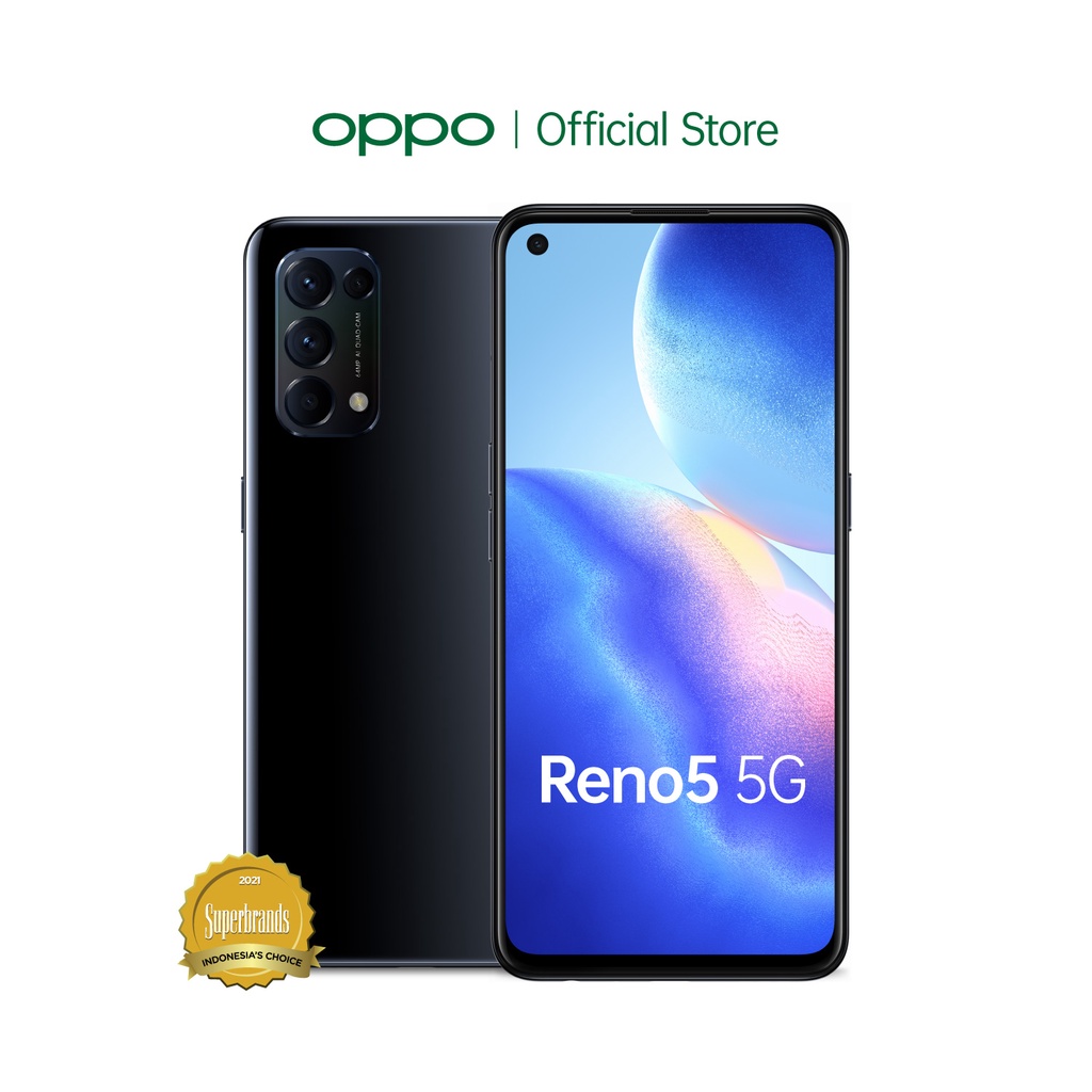 OPPO Reno5 5G 8GB/128GB [65W SuperVOOC 2.0, Quad Camera, NFC Supported, Dual-View Video]-3