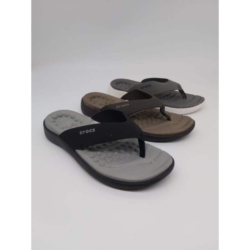 Sandal Crocs Reviva Jepit / Sandal Flip Pria / Sandal Jepit Crocs