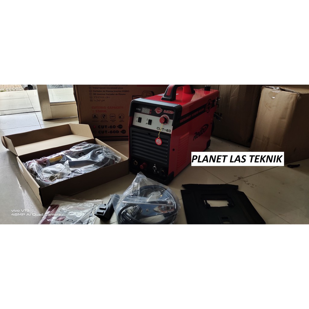 MESIN LAS POTONG REDBO CUT 60 AIR PLASMA CUTTING BERGARANSI RESMI