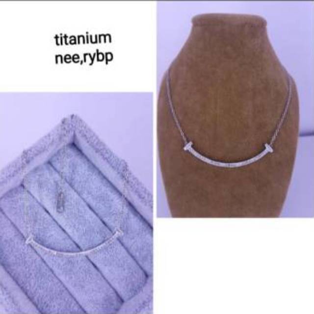 kalung titanium tifani,tidak luntur