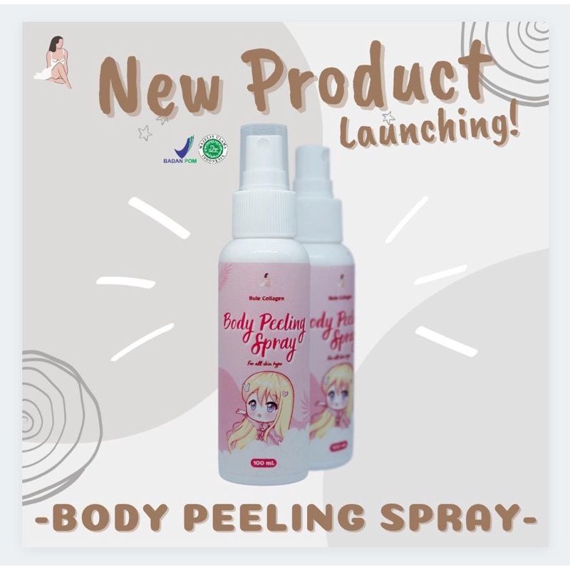Peeling Spray Bule Collagen Mencerahkan FREE GIFT