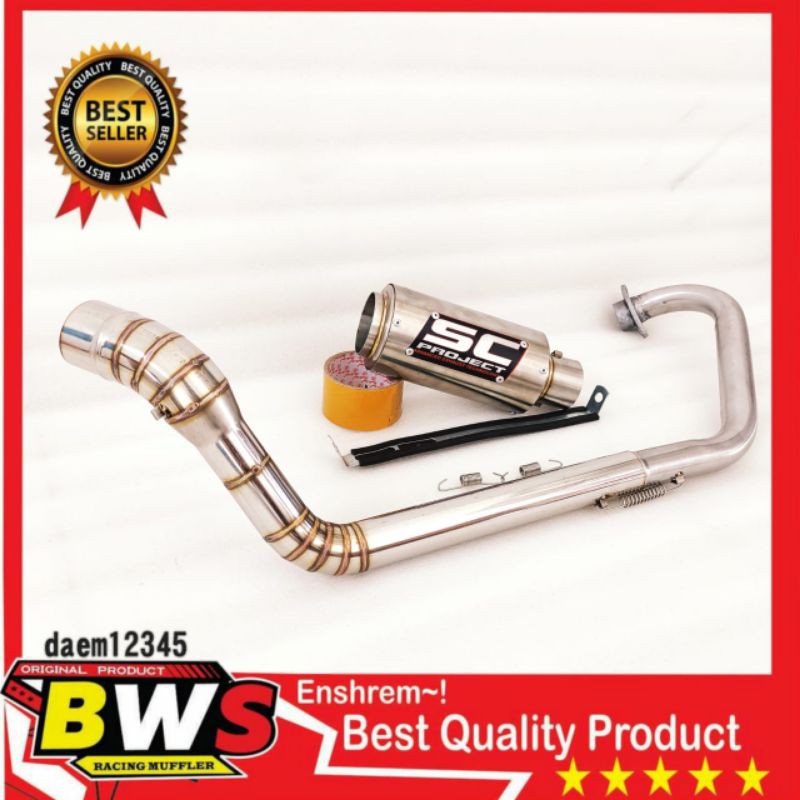 Knalpot Racing SC project Byson karbu Byson fi