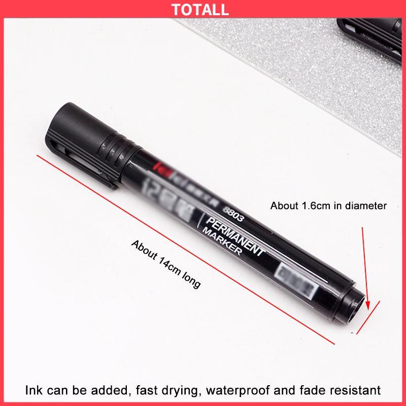 COD Permanent Marker Spidol Permanen Round Tip Joyko Refillable-Totall