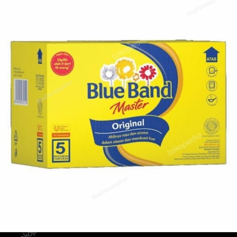 

BLUEBAND MASTER ORIGINAL KEMASAN DUS 4,5KG