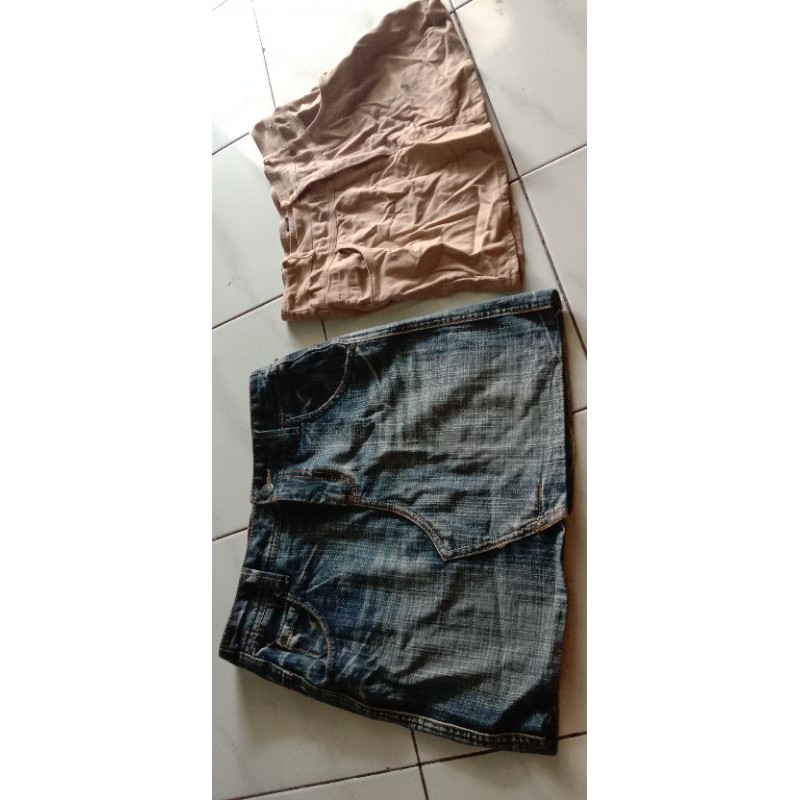 rok sepan jeans import