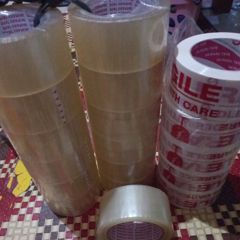 

lakban bening daimaru/lakban olshop/lakban fragile