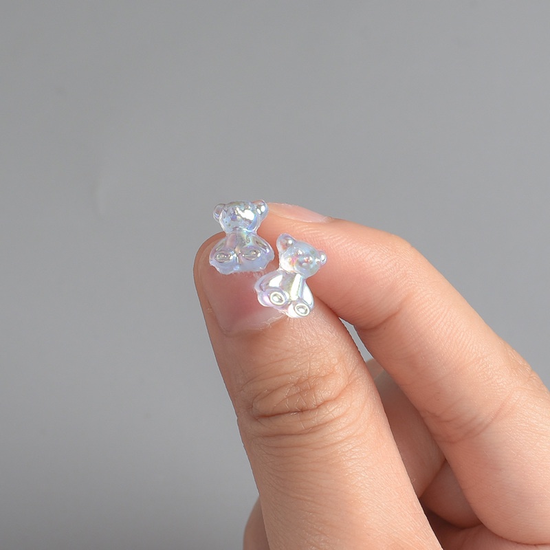 6 Pasang / Set Anting Stud Desain Butterfly Bear Gaya Korea Minimalis Elegan Untuk Wanita