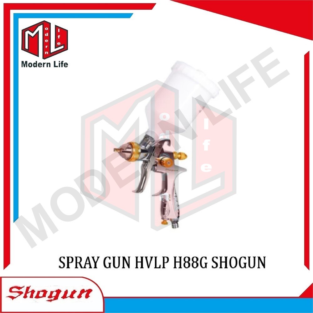 Spray Gun HVLP Alat Semprot Cat Low Pressure SHOGUN NRT-PRO H88G H77G