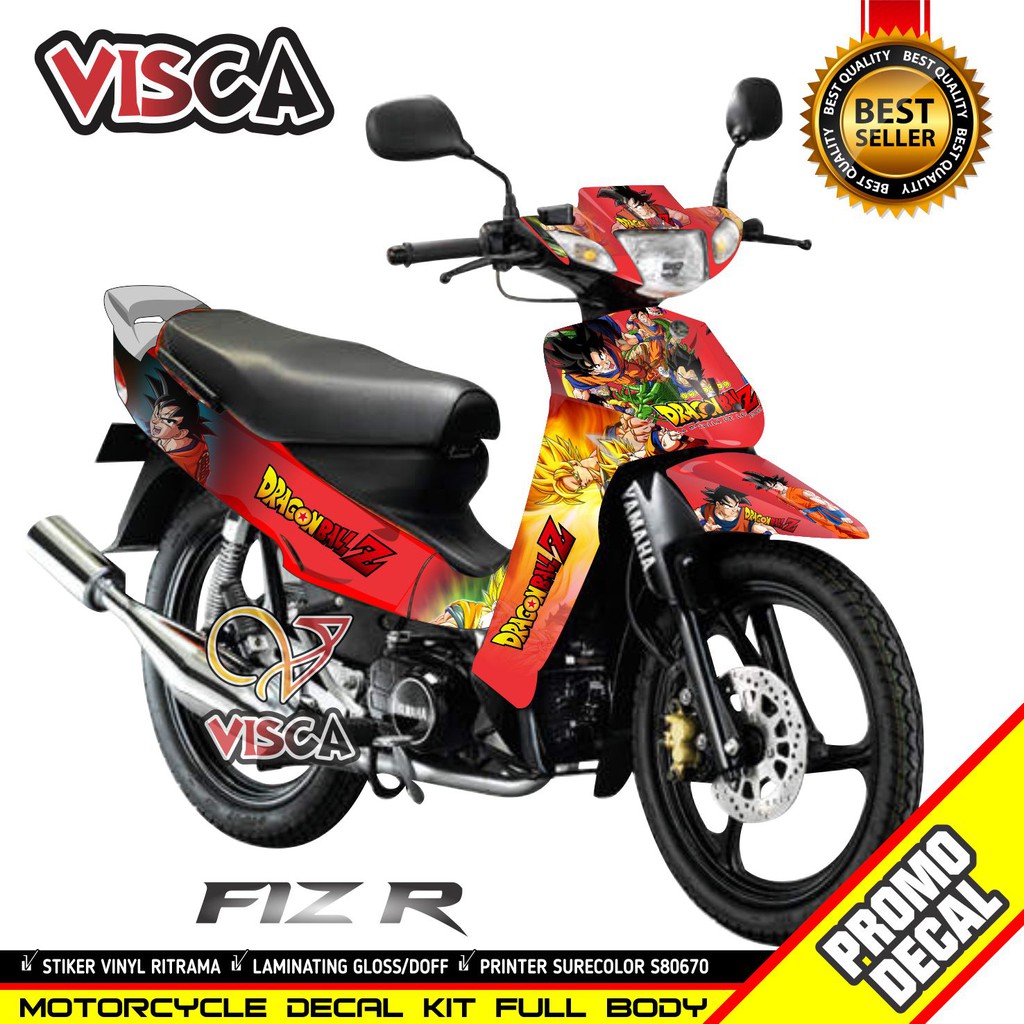 Decal Fiz R Full Body Decal F1zr Stiker Fiz R Variasi Decal Fizr Stiker Motor Fiz R Full Body Stripi