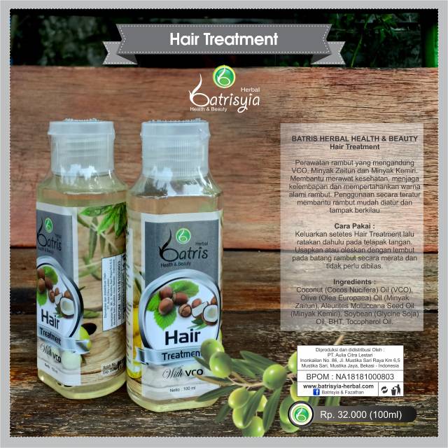 Hair Treatment Batrisyia Shopee Indonesia