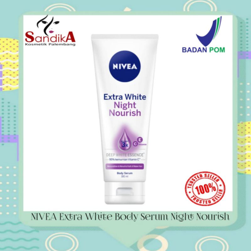 NIVEA Extra White Body Serum Night Nourish 180ml