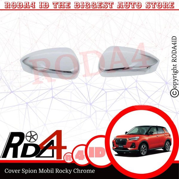 Cover Spion Mobil Raize Rocky 2021 Mirror Cover Chrome