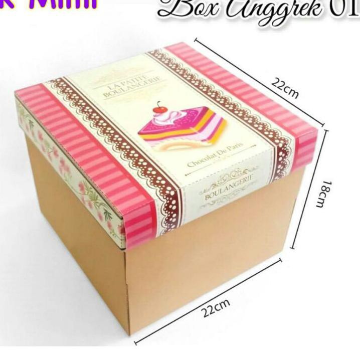 

Hot Promo Dus Box Kue Tart 22cm ...