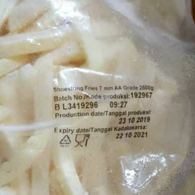 

Kentang goreng frozen