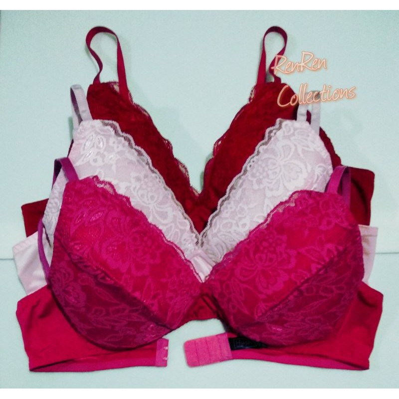 bra big size hush wireless lace